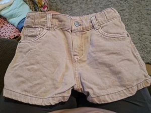 Girls Lilac Purple Denim Shorts Age 8-9 Years F&F - Picture 1 of 5