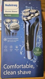 Noahstrong Wiederaufladbarer Herren Elektrorasierer - Blau - Bild 1 von 3