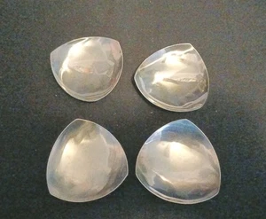 4 dreieckige Edelstahl 18/8 Kerzenhalter, Butter-/Nussschalen Dänemark - Bild 1 von 9