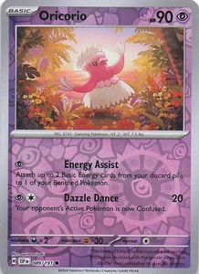 Oricorio - Common Reverse Holo SV08: Surging Sparks 089/191 NM - Picture 1 of 2