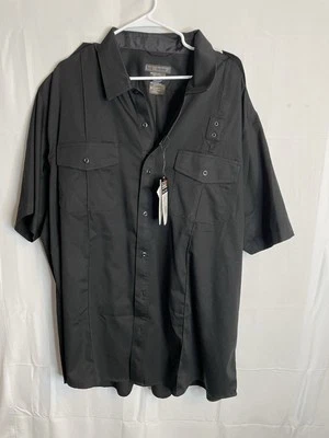 Camisa de trabajo 5.11 Tactical para hombre 3XL alta manga corta negra nueva con etiquetas 2666 Foto 1 de 4