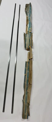 NOS GM 8704763 1973 奥兹莫比尔 Toronado 铬 2 件门装饰成型 — 第 1/4 张图片