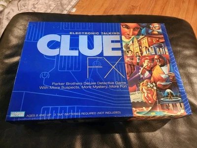 Electronic Talking Clue FX Board Game Parker Brothers 2003 - Complete Tested - Image 1 of 4