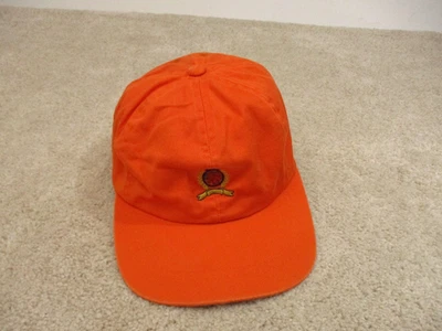 De colección Tommy Hilfiger Cuero Correa Cresta Sombrero Gorra Para Hombre Sarga Naranja Foto 1 de 4