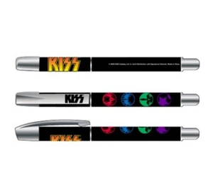 KISS Gel Pen - Band Logos & Icons - Black Collectible Writing Pen - Picture 1 of 2