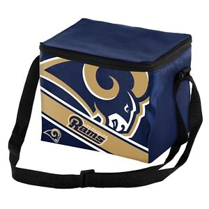 Los Angeles Rams Insulated soft side Lunch Bag Sports Cooler Striped Logo NEW