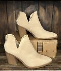 Womens Size 11 Tan Ankle Boots Booties With 31/2in Heel