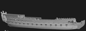1/1200th Spanish 3rd rate San Juan Nepomuceno - Picture 1 of 2