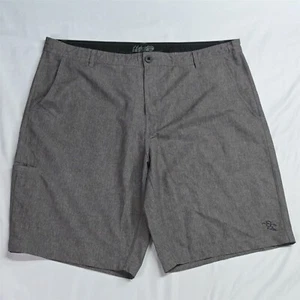 Da Hui 40 x 11" Gray Green Hybrid Collection Surf Athleisure Casual Shorts - Picture 1 of 7