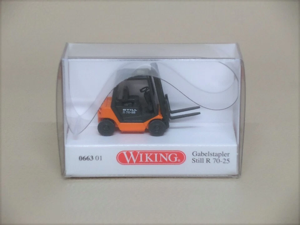 H0 MULETTO STILL R 70-25 FORKLIFT GABELSTAPLER MEZZI INDUSTRiALI WiKiNG 1/87 HO - Immagine 1 di 1