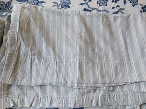 Sábanas planas Ralph Lauren King - dos-100 % algodón-rayas y cuadros en azul - Imagen 1 de 8