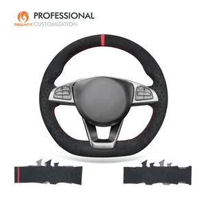 MEWANT Glatt geprägt Alcantara  Lenkradbezug für Benz W176 W246 C117 W213 X253 - Bild 1 von 10