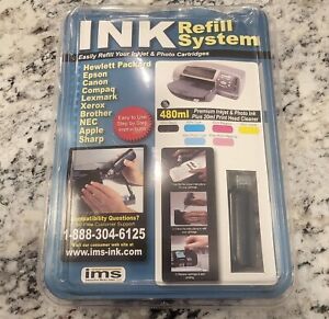IMS Ink Refill System 600817 For Inkjet Printers Photo Cartridges Compatible