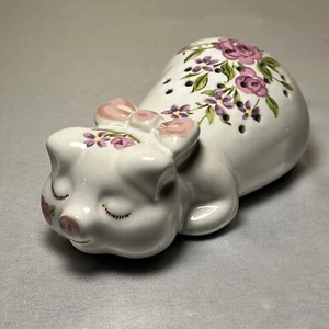 Quiet Piggy! Figura Cerdo Cerámica Pomander Avon 1978 Brasil - Imagen 1 de 7