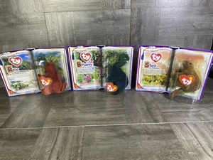 Ty Beanie Babys Set Legenden Dinosaurier Trio siehe Liste NEU im Paket McDonalds - Bild 1 von 5