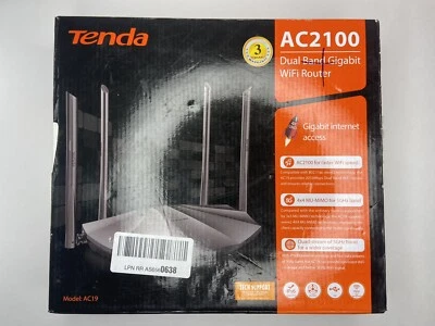 Tenda AC1200 3 Port 1167 Mbps Wireless Router - Image 1 of 4