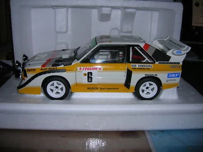 AUDI SPORT QUATTRO S1 1/18 3' Monte Carlo '86 #6 Mikkola  AUTOART cod. 88602 - Immagine 1 di 4