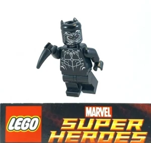 LEGO Marvel Black Panther Garra Collar Minifigura de 2018 Set 76103 76100 - Imagen 1 de 5