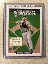 2016 Topps Throwback Thursday #TBT #54 1993 Draft Pick - Corey Seager /770 RC