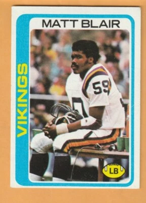 Matt Blair Minnesota Vikings 1978 Topps #469 Iowa State Cyclones - Image 1 of 2