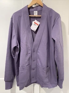 Nike Dri-FIT Standard Issue Golf Cardigan Purple Men's Size Large FB5464-509 NWT - Picture 1 of 6