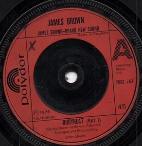 JAMES BROWN body heat POLYDOR RECORDS - Picture 1 of 1
