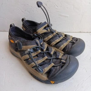KEEN Seacamp II CNX Little Kids Size 2 Black Brown Outdoor Cinch - Picture 1 of 10