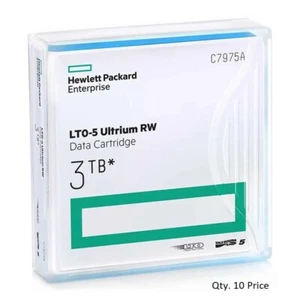 TOTALMENTE NUEVO (PAQUETE DE 10) HP C7975A CARTUCHOS DE CINTA DE RESPALDO LTO ULTRIUM 5 SELLO ORIGINAL - Imagen 1 de 6