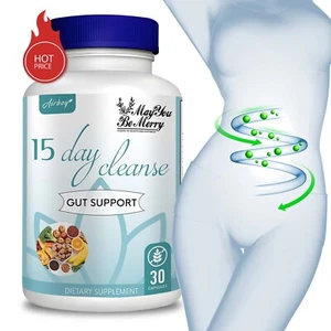 15 Day Cleanse - Gut and Colon Support, Detox, Weight Loss, Constipation Relief - Picture 1 of 9