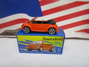 MATCHBOX SUPERFAST VOLKSWAGEN CONCEPT 1 CABRIO ORANGE #22 LOSE - Bild 1 von 4