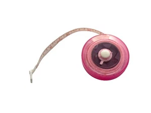 Body Medical Tape Measure - up to 60" - Push button retraction - IN & CM - Pink - Picture 1 of 2