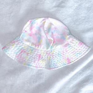 Vecchio Cappello Secchiello Marina Militare | Bambina | 12-18 Mesi | Tie Dye | Pastello - Foto 1 di 5