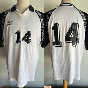 UMBRO #14 Official Men's Vintage 90s Football Soccer Shirt Jersey Size Large - Picture 1 of 6