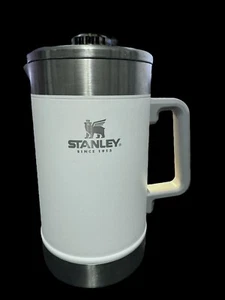 Prensa francesa Stanley 48 oz prensa de café de acero inoxidable blanca - Imagen 1 de 1