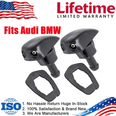 Boquilla universal de doble orificio para lavadora de parabrisas limpiaparabrisas chorro de agua ajustable Foto 1 de 4