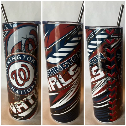 Washington Nationals 20 oz Stainless Steel Tumbler Cover