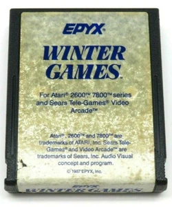 Winter Games (Atari 2600, 1987) By EPYX (Cartridge only) NTSC - Picture 1 of 7