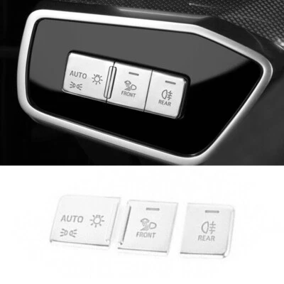 Fit For Audi A6 A7 2019-2022 Matte Silver Car Function Control Button Decor Trim - Изображение 1 из 4