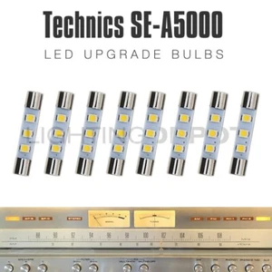 8 piezas Technics SE-A5000 estéreo LED blanco cálido 8 V esfera de fusible medidor de luz - Imagen 1 de 6