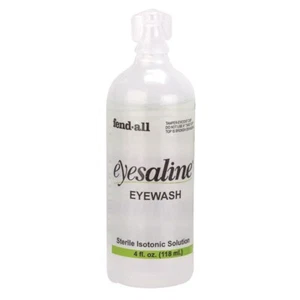 24 Pack! Eyesaline Fend-All 1oz. Bottle First Aid Sterile Eyewash 32-000451-0000 - Picture 1 of 3