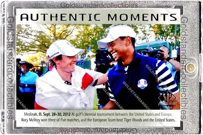 Rory Mcilroy Tiger Woods RARE ROOKIE INVESTMENT CARD SSP UPPER DECK MASTERS MINT - Image 1 of 2