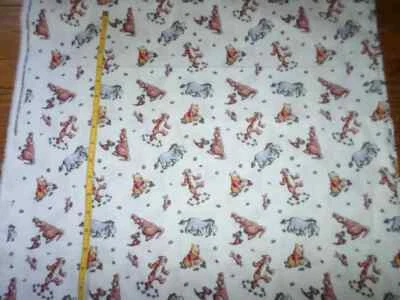 New Disney Winnie The Pooh and Friends Cotton Fabric -  by the yard - Image 1 of 2