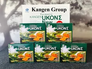 5 Boxes Turmeric Kangen Ukon Turmeric ENAGIC 100 Vegan Softgels Exp 09/2027 - Picture 1 of 2