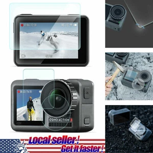 3 Pcs 9H 2.5D Tempered Glass Lens Film Screen Protector DJI OSMO Action CameraUS - Imagen 1 de 12
