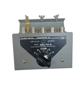 Alpha Delta 4B - 4 Position HD Coax Antenna Switch, SO239 Connector w/ surge - Zdjęcie 1 z 6