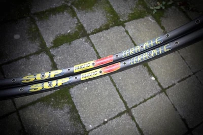 MAVIC Open SUP CD CERAMIC Clincher Rim Pair / 28" / 36 H / Grey  / Drahtreifen - Bild 1 von 4