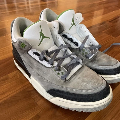 Nike Air Jordan 3 Retro Clorofila talla 11.5 136064-006 OG III Cool Grey Foto 1 de 4