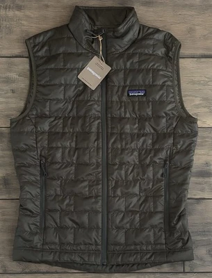 Patagonia Men’s Nano Puff Insulated Vest SMALL Basin/Tent Green $189 - Image 1 of 4