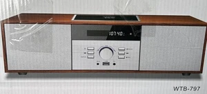 Nostalgic Bluetooth Stereo System for Home, Vintage Micro Hifi Systems CD Playe - Picture 1 of 14