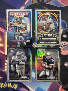 2024 Topps Cosmic Chrome Football 4 Card Insert Lot - PACK FRESH MINT CONDITION - Bild 1 von 2